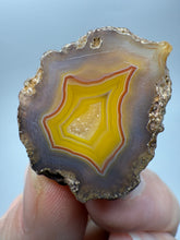Load image into Gallery viewer, Polished Malawi Agate Half – High-Grade African Banded Agate Display Specimen
