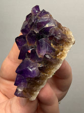 Load image into Gallery viewer, Premium Hematite-Phantom Deep Magenta Ametrine Cluster | Deccan Traps, India | Collector Mineral Specimen
