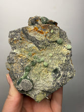 Load image into Gallery viewer, High-Grade Green Wavellite Collectors Specimen - Radiating Botryoidal Crystal Formation - Arkansas, USA
