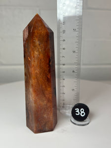 Carnelian (Red and Orange) Obelisk Tower