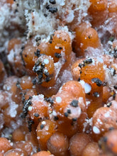 Load image into Gallery viewer, “Goblin Chalcedony” Pink &amp; Orange Druzy Botryoidal Stalactites — Tichka Massif, High Atlas, Morocco
