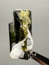 Load image into Gallery viewer, Green Cap Stak Nala Tourmaline with Cleavelandite – Haramosh Mountains, Pakistan | Thumbnail Specimen
