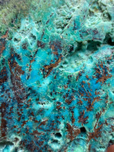 Load image into Gallery viewer, 4” Polished Native Copper in Chrysocolla — Display Specimen (Indonesia)
