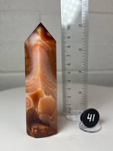 Carnelian (Red and Orange) Obelisk Tower