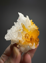 Load image into Gallery viewer, High Grade Golden Iron-Stained Himalayan Quartz Cluster | Rare Pakistan Mineral Specimen | Collector Display Crystal
