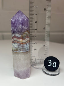 Amethyst and Agate Obelisk Tower