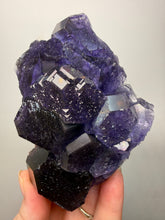 Load image into Gallery viewer, High-Grade “Tanzanite” Fluorite Cluster — Quan Zhou, Yongchun County, Fujian, China | Collector Mineral Specimen
