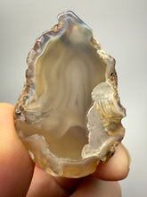Load image into Gallery viewer, Polished Malawi Agate Half – High-Grade African Banded Agate Display Specimen
