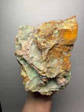 Load image into Gallery viewer, 7” Druzy Mint Green Smithsonite Cluster — Indonesia | Collector Mineral Specimen
