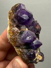 Load image into Gallery viewer, Premium Hematite-Phantom Deep Magenta Ametrine Cluster | Deccan Traps, India | Collector Mineral Specimen
