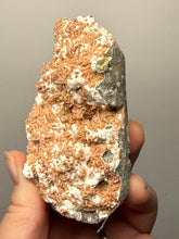 Load image into Gallery viewer, Peach Druzy Heulandite on Matrix – India | Rare Peach Crystal Mineral Specimen for Collectors &amp; Display

