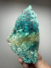 Load image into Gallery viewer, 4” Polished Native Copper in Chrysocolla — Display Specimen (Indonesia)
