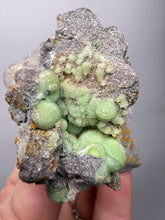 Load image into Gallery viewer, High-Grade Green Wavellite Collectors Specimen - Radiating Botryoidal Crystal Formation - Arkansas, USA
