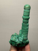 Load image into Gallery viewer, 5” High-Grade Malachite Stalactite “Cave” Formation | DR Congo | REPAIRED | Mineral Collector Specimen
