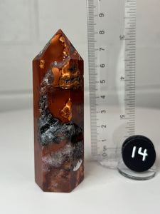 Carnelian (Red and Orange) Obelisk Tower