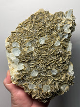 Load image into Gallery viewer, Premium Aquamarine with Mica on Matrix  Collector Mineral Specimen – Nagar Valley, Pakistan

