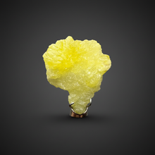Load image into Gallery viewer, Vibrant Yellow Brucite Thumbnail Mineral Specimen | Collector Crystal from Killa Saifullah District in Balochistan Province, Pakistan
