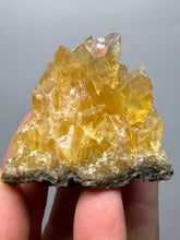 Load image into Gallery viewer, Golden Glow Calcite Cluster | Maharashtra, India
