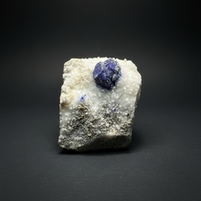 Load image into Gallery viewer, Afghan Lazurite Specimen | Deep Blue Lapis-Grade Crystal on Matrix | Collector Display Mineral
