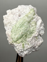 Load image into Gallery viewer, Purple Lepidolite with Light Green Tourmaline on Matrix – Pakistan Mineral Specimen | Collector Grade
