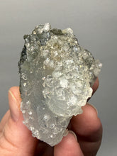 Load image into Gallery viewer, Druzy Chalcedony Stalactite with Druzy Clear Apophyllite &amp; Optical Calcite | Maharashtra, India
