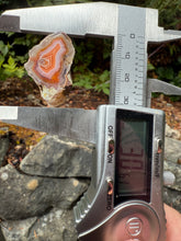 Load image into Gallery viewer, High-Grade Parallax Banded Laguna Agate – Bright Orange, Red, &amp; White Banding from Mexico

