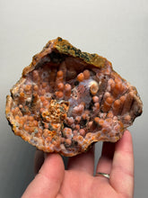 Load image into Gallery viewer, “Goblin Chalcedony” Pink &amp; Orange Druzy Botryoidal Stalactites — Tichka Massif, High Atlas, Morocco

