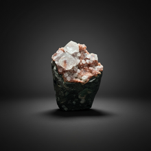 Load image into Gallery viewer, Pink Apophyllite on Red &amp; Green Heulandite – Deccan Traps, Maharashtra, India
