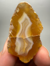 Load image into Gallery viewer, Polished Malawi Agate Half – High-Grade African Banded Agate Display Specimen
