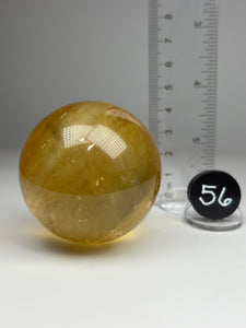 Golden Calcite Sphere • High Grade