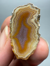 Load image into Gallery viewer, Polished Malawi Agate Half – High-Grade African Banded Agate Display Specimen
