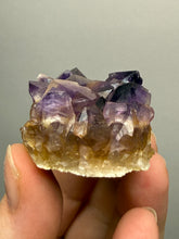 Load image into Gallery viewer, Premium Hematite-Phantom Deep Magenta Ametrine Cluster | Deccan Traps, India | Collector Mineral Specimen
