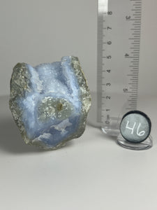 Blue Lace Agate Chalcedony Druzy Rough Raw