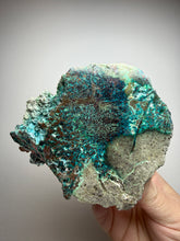 Load image into Gallery viewer, 4” Polished Native Copper in Chrysocolla — Display Specimen (Indonesia)
