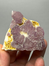 Load image into Gallery viewer, Etched Botryoidal Lavender Fluorite on Quartz Matrix  Collector Mineral Specimen — Hunan, China
