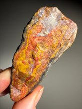 Load image into Gallery viewer, Pink Yellow Red Moroccan Agate | High Atlas Mountains •UNPOLISHED LAPIDARY  SLAB
