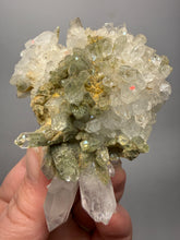 Load image into Gallery viewer, Chlorite-Included Quartz Cluster (Green Phantom Quartz) | Pakistan Mineral Specimen
