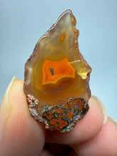 Load image into Gallery viewer, Polished Malawi Agate Half – High-Grade African Banded Agate Display Specimen
