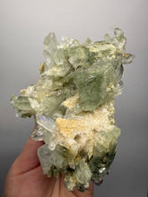Load image into Gallery viewer, Chlorite-Included Quartz Cluster (Green Phantom Quartz) – Pakistan Mineral Specimen
