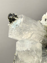 Load image into Gallery viewer, 4.5” New Find: Huanzala Mine Peru Sphalerite + Chalcopyrite + Apatite + Calcite + Quartz | Collector Display Specimen
