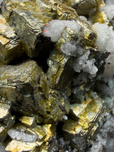 Load image into Gallery viewer, High-Grade Golden Pyrite, Galena &amp; Sphalerite on Quartz | Collector Mineral Specimen | Madan Ore Field, Rhodope Mountains, Bulgaria
