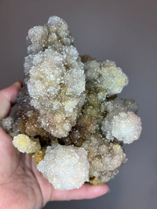 Pink Druzy Stalactite Cluster • India