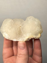 Load image into Gallery viewer, High-Grade “Dream Cloud” Druzy Chalcedony Stalactite — Maharashtra, India (Collector Display Specimen)
