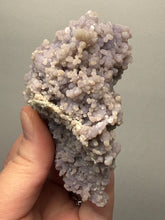 Load image into Gallery viewer, 3.7” Indonesian Grape Agate (Radial Spray Terminated Quartz) Display Specimen | Mamuju, West Sulawesi, Indonesia
