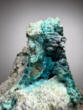 Load image into Gallery viewer, 4” Polished Native Copper in Chrysocolla — Display Specimen (Indonesia)
