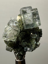 Load image into Gallery viewer, Cubic Fluorite Crystal Thumbnail Specimen | Chashan Mine, Chenzhou, Hunan, China | Collector Mineral Display
