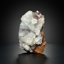 Load image into Gallery viewer, Lustrous Apophyllite over Red Heulandite (Zeolite Pocket) — Deccan Traps, Maharashtra, India
