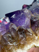 Load image into Gallery viewer, Premium Hematite-Phantom Deep Magenta Ametrine Cluster | Deccan Traps, India | Collector Mineral Specimen

