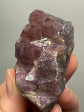 Load image into Gallery viewer, Premium Hematite-Phantom Deep Magenta Ametrine Cluster | Deccan Traps, India | Collector Mineral Specimen
