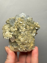 Load image into Gallery viewer, Premium Aquamarine with Mica on Matrix  Collector Mineral Specimen – Nagar Valley, Pakistan
